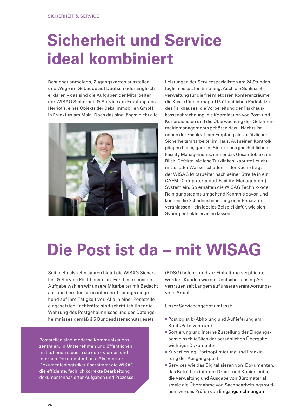 Vorschau WISAG Facility Service Seite 26