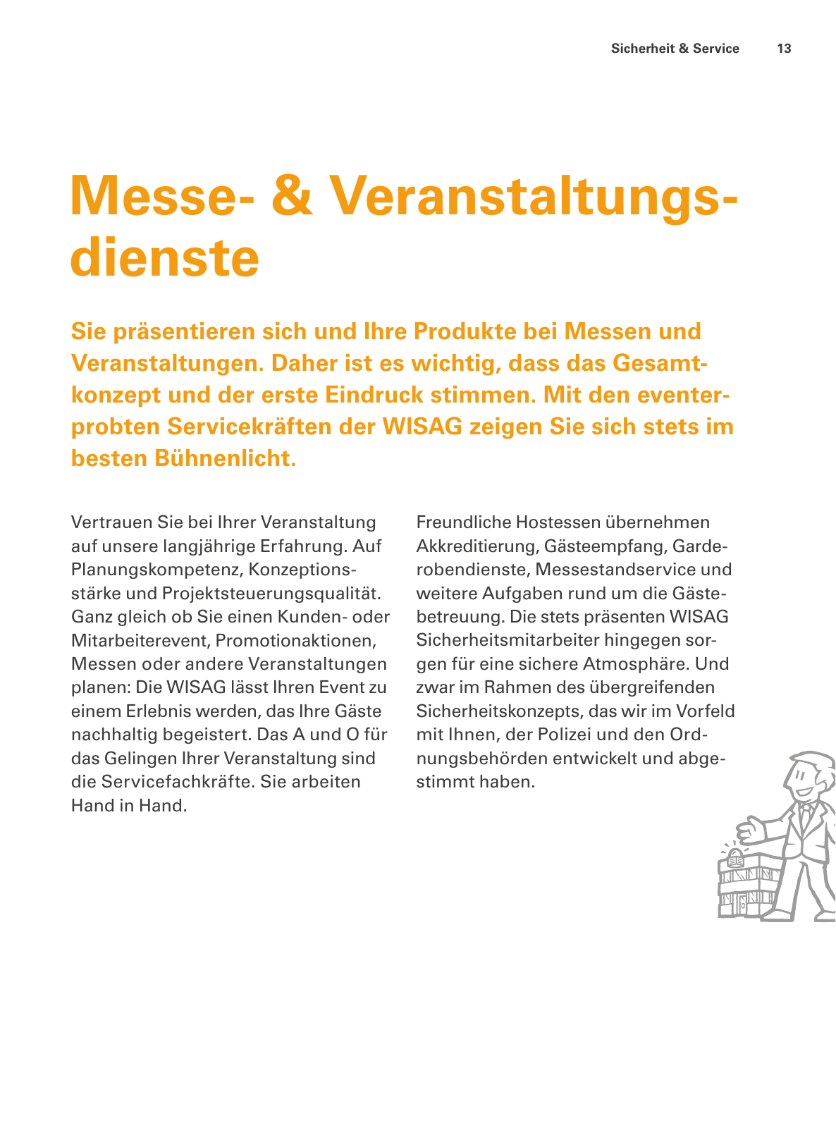 Vorschau WISAG Sicherheit & Service Seite 13